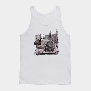 Biker on roads! Tank Top